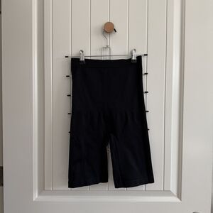 Black High-Waisted Biker Shorts